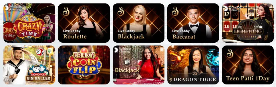 Jeux de casino en direct GRAND MONDIAL CASINO