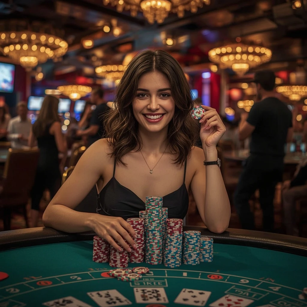 bonus dans les mains de l'homme au casino GRAND MONDIAL CASINO
