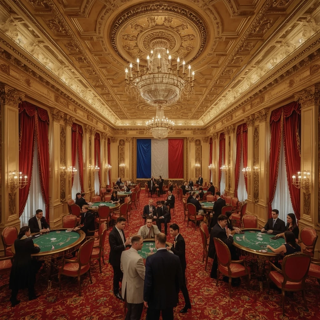 Le casino et le drapeau français Grand Mondial Casino